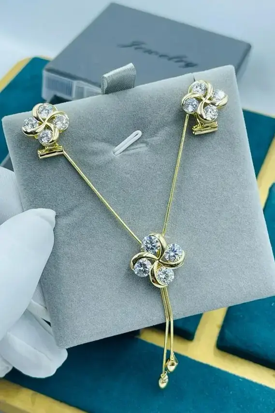 Hight Quality zirconia Necklace set