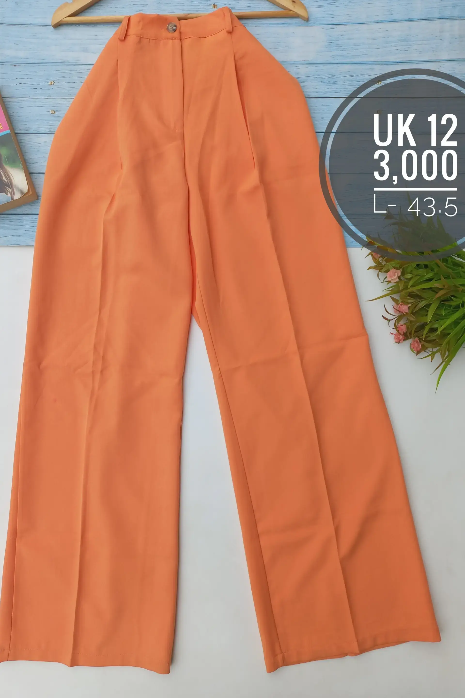 Wide-Leg Pant Trouser
