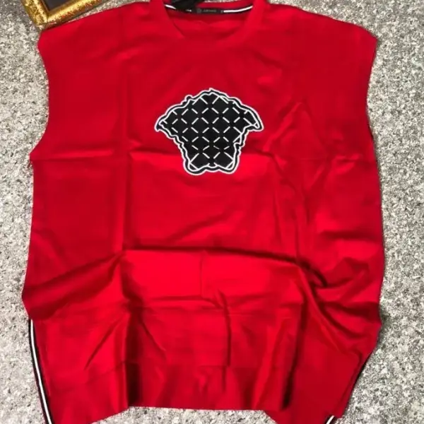 VERSACE SLEEVELESS T-SHIRT