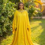 Yellow Aura Flowing Maxi Gown