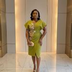 Lime Green Embellished Luxury Dress