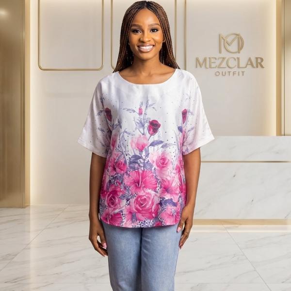 Floral Print Casual Chic Top