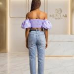 Cropped Off-shoulder Blouse