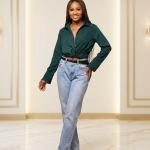 Long-sleeve Cropped Blouse